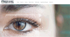 Desktop Screenshot of mercerinsighteyecare.com